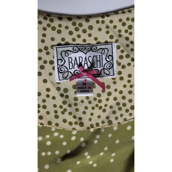 Anthropologie Baraschi Womens Floral Silk Wrap Dress Size Medium - Picture 3 of 7